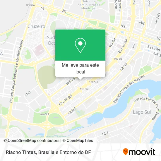 Riacho Tintas mapa
