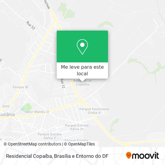 Residencial Copaíba mapa