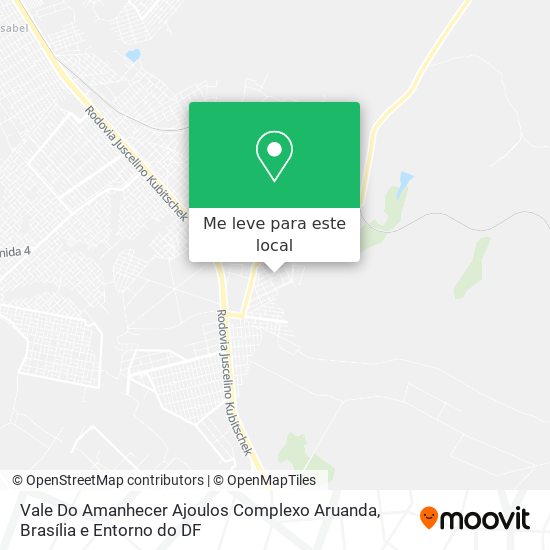 Vale Do Amanhecer Ajoulos Complexo Aruanda mapa
