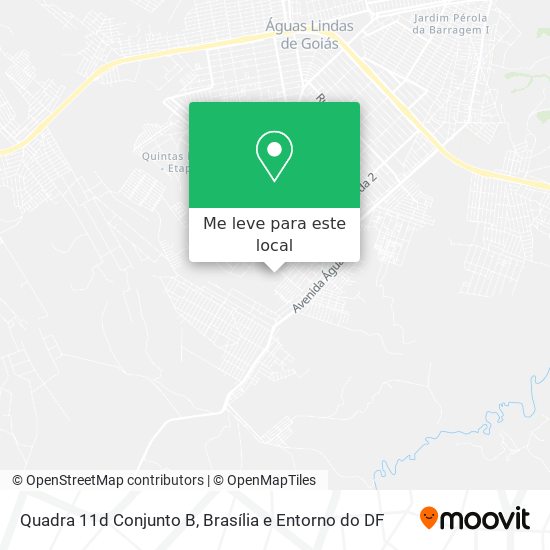 Quadra 11d Conjunto B mapa