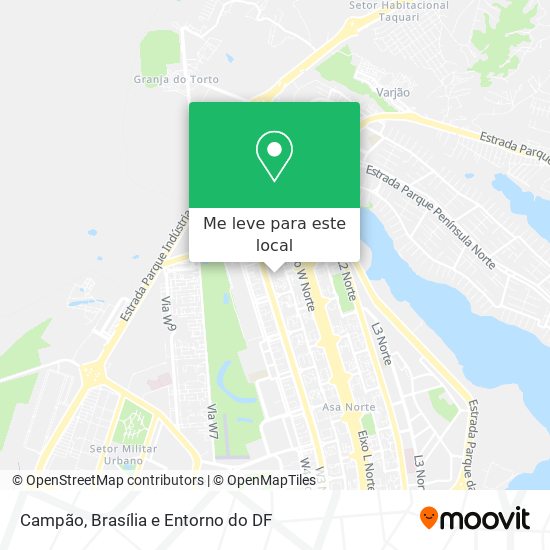 Campão mapa