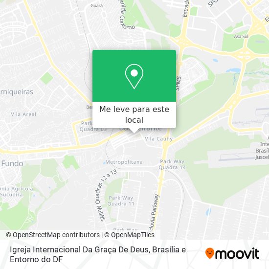 Igreja Internacional Da Graça De Deus mapa
