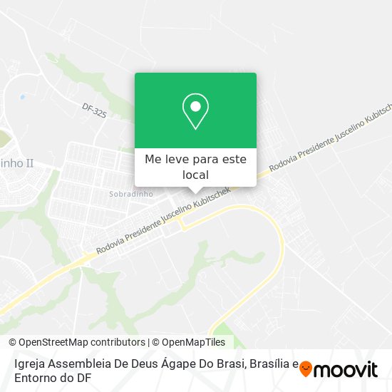 Igreja Assembleia De Deus Ágape Do Brasi mapa