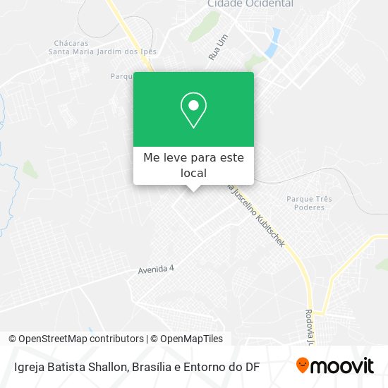 Igreja Batista Shallon mapa