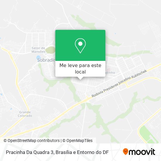Pracinha Da Quadra 3 mapa