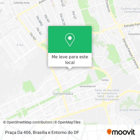 Praça Da 406 mapa
