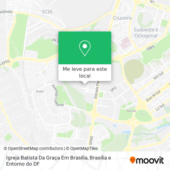 Igreja Batista Da Graça Em Brasília mapa