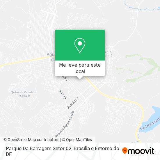 Parque Da Barragem Setor 02 mapa