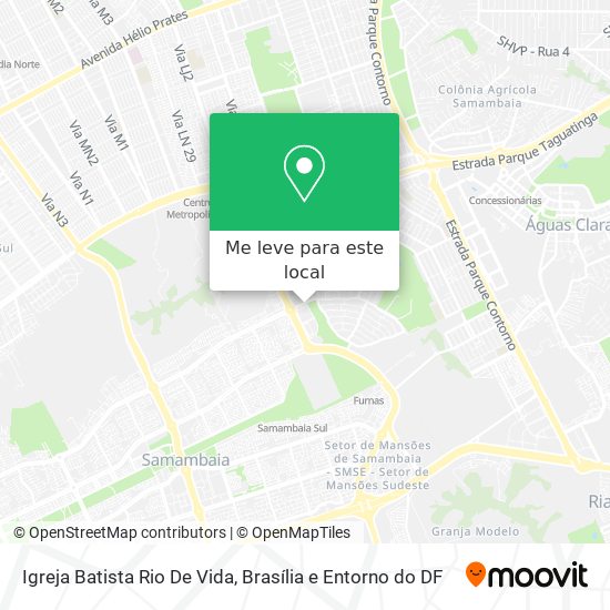 Igreja Batista Rio De Vida mapa