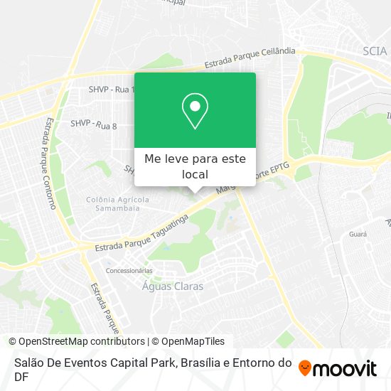 Salão De Eventos Capital Park mapa