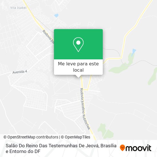Salão Do Reino Das Testemunhas De Jeová mapa