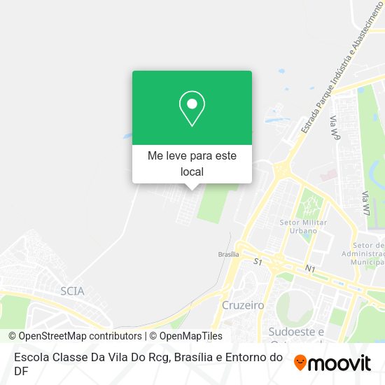 Escola Classe Da Vila Do Rcg mapa