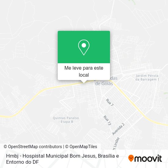 Hmbj - Hospistal Municipal Bom Jesus mapa