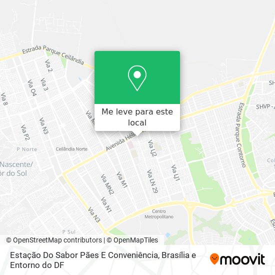 Estação Do Sabor Pães E Conveniência mapa