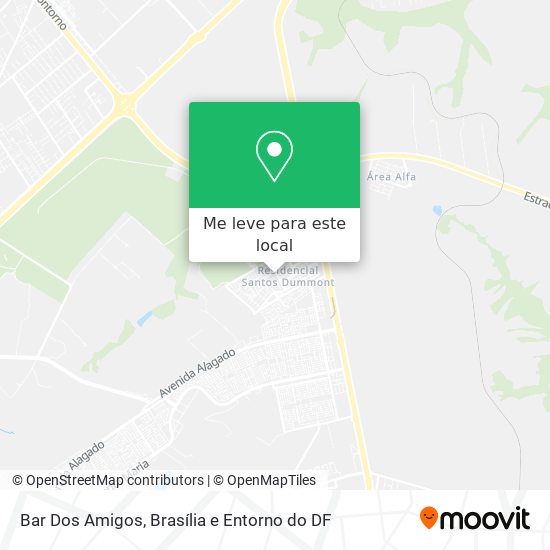Bar Dos Amigos mapa