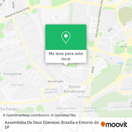 Assembléia De Deus Ebenézer mapa