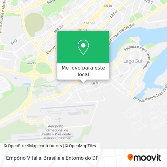 Empório Vitália mapa