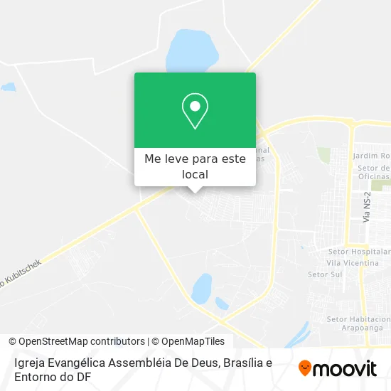 Igreja Evangélica Assembléia De Deus mapa
