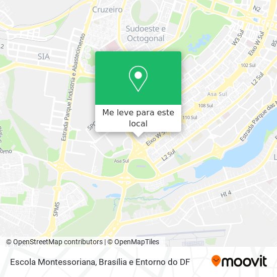 Escola Montessoriana mapa
