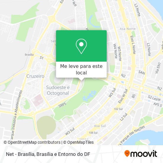 Net - Brasília mapa