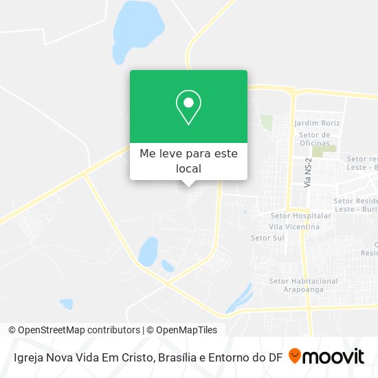 Igreja Nova Vida Em Cristo mapa