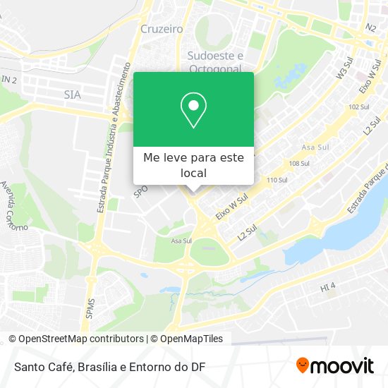 Santo Café mapa