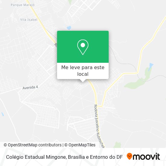 Colégio Estadual Mingone mapa