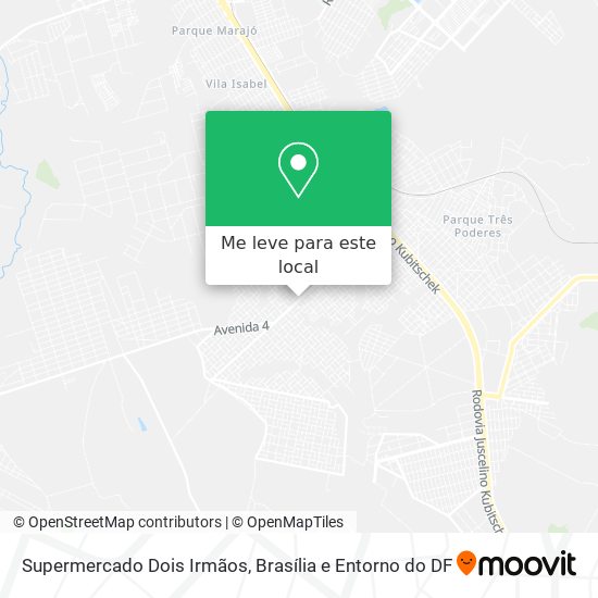 Supermercado Dois Irmãos mapa