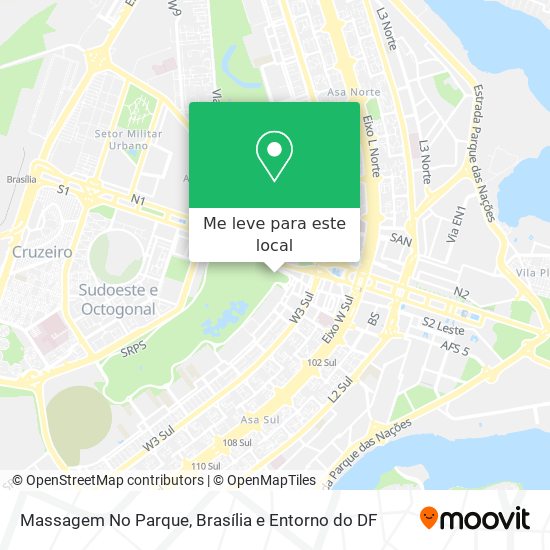 Massagem No Parque mapa