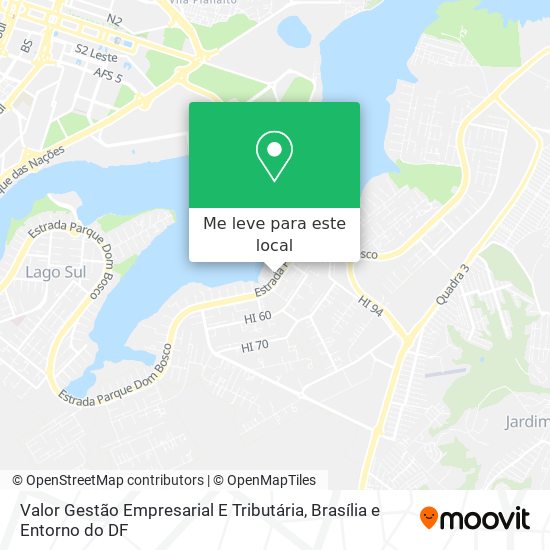 Valor Gestão Empresarial E Tributária mapa