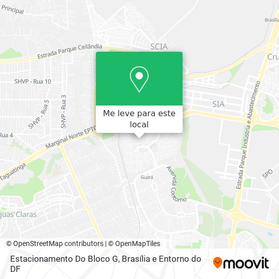 Estacionamento Do Bloco G mapa