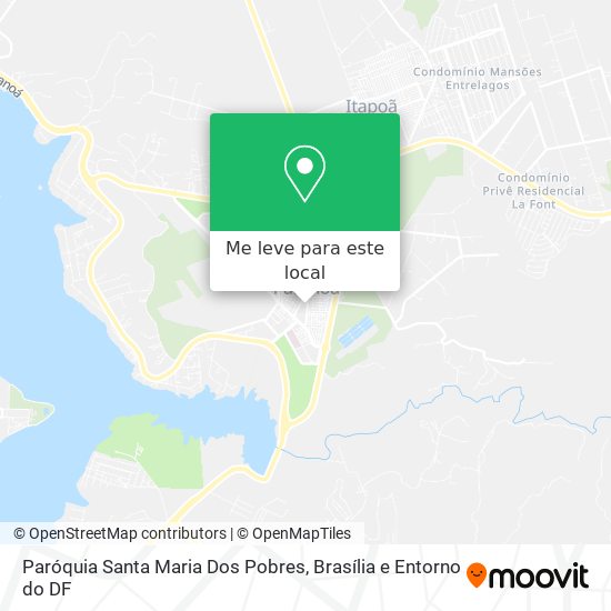Paróquia Santa Maria Dos Pobres mapa