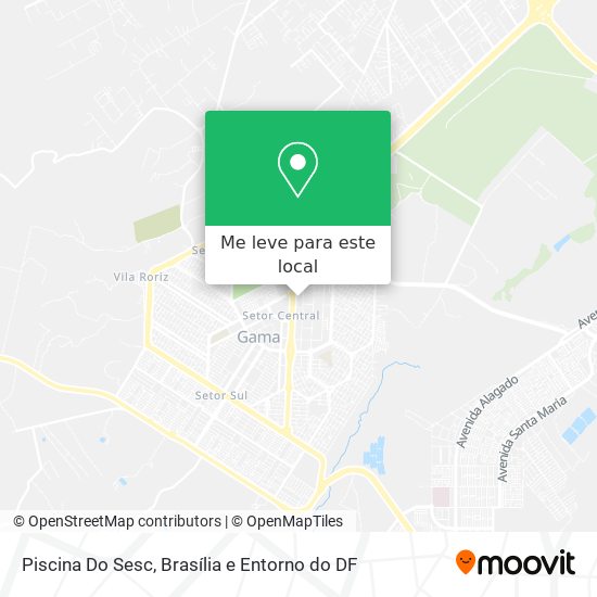 Piscina Do Sesc mapa
