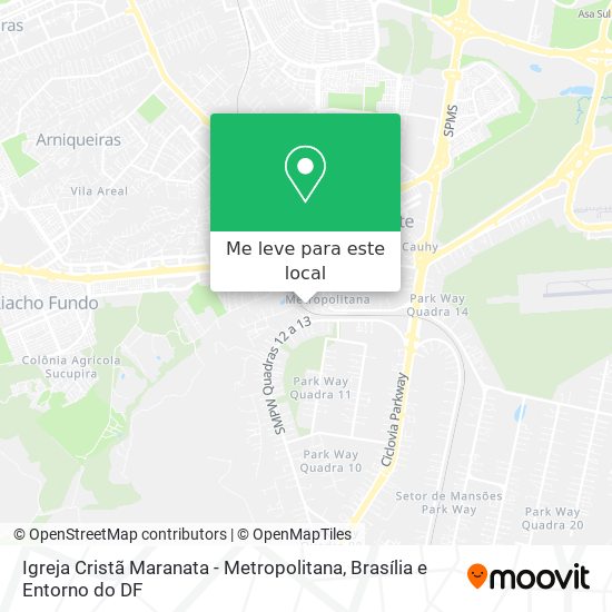 Igreja Cristã Maranata - Metropolitana mapa
