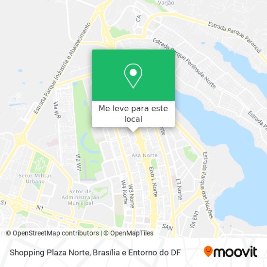 Shopping Plaza Norte mapa
