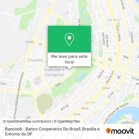 Bancoob - Banco Cooperativo Do Brasil mapa