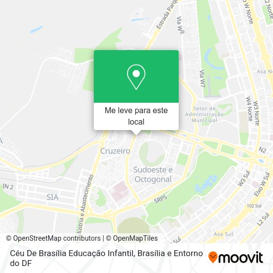 Céu De Brasília Educação Infantil mapa