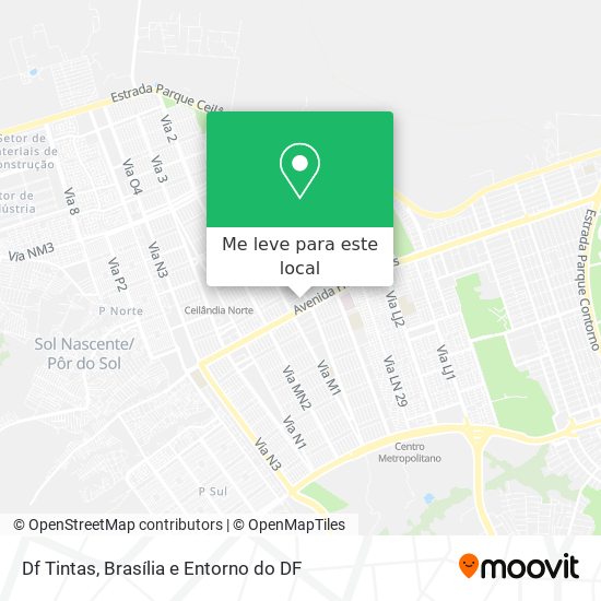 Df Tintas mapa