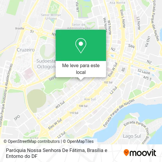 Paróquia Nossa Senhora De Fátima mapa