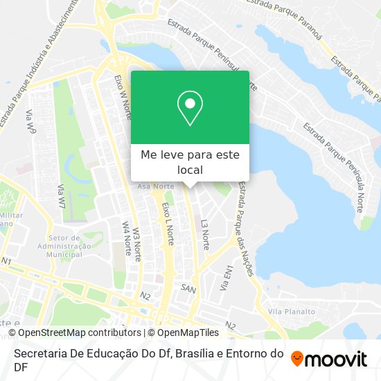 Secretaria De Educação Do Df mapa