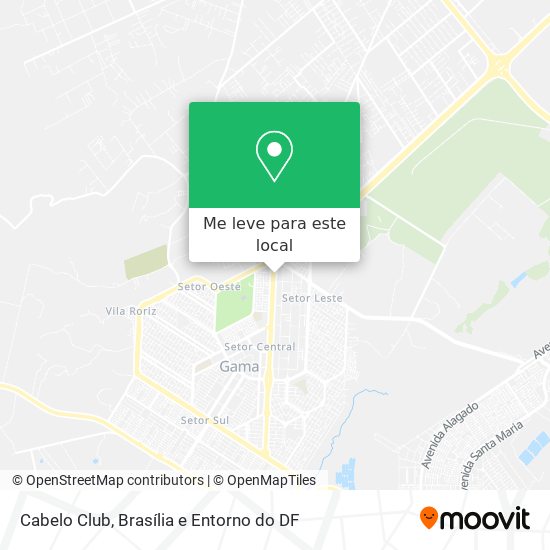 Cabelo Club mapa