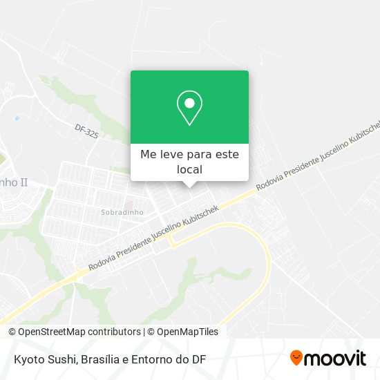 Kyoto Sushi mapa