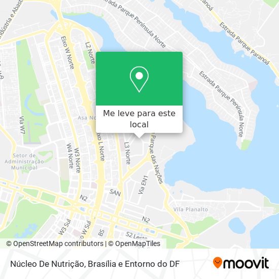 Núcleo De Nutrição mapa