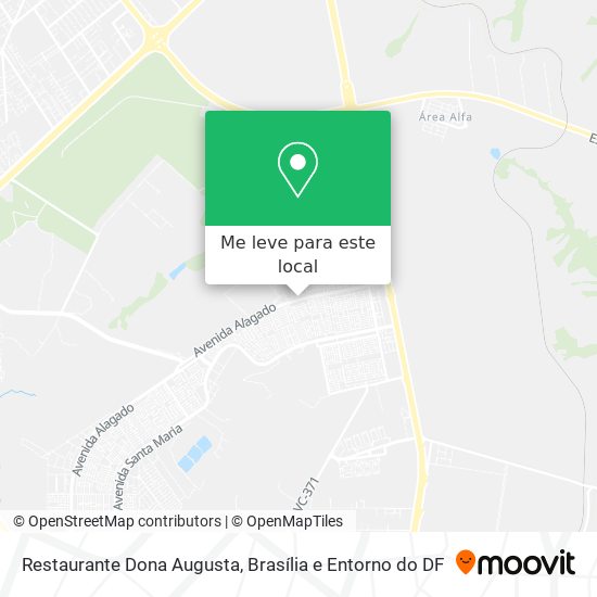 Restaurante Dona Augusta mapa