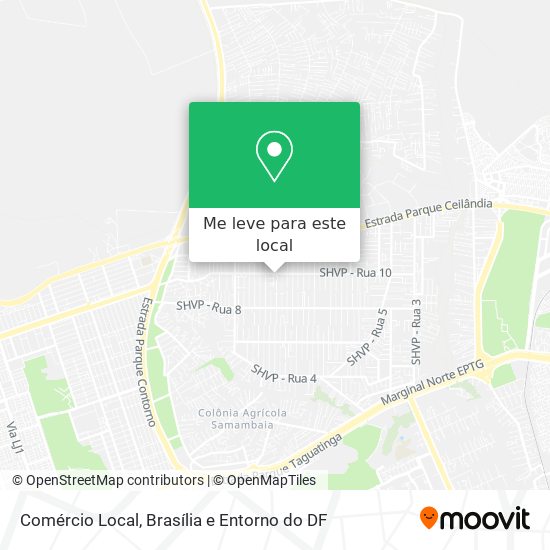 Comércio Local mapa