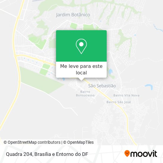 Quadra 204 mapa