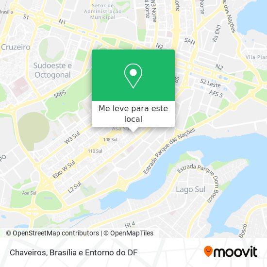 Chaveiros mapa