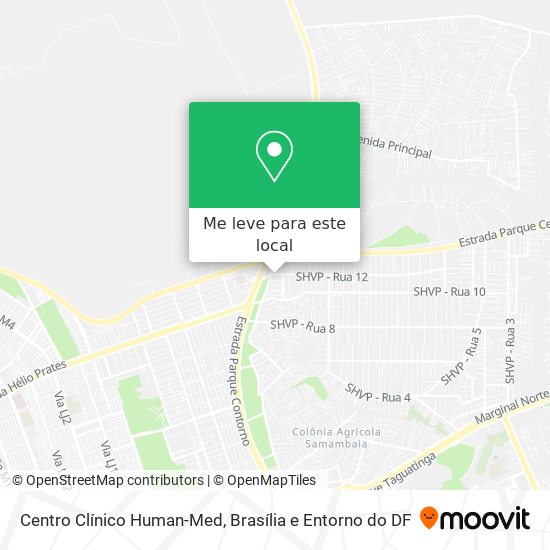 Centro Clínico  Human-Med mapa