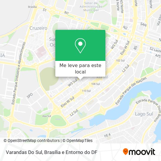 Varandas Do Sul mapa