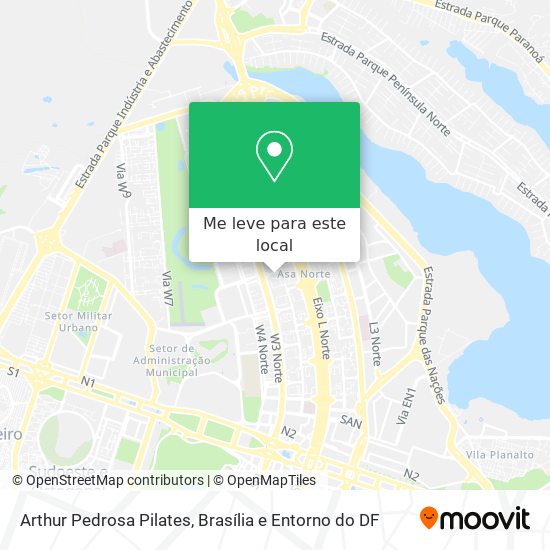 Arthur Pedrosa Pilates mapa